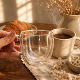 ماگ شیشه ای دوجداره