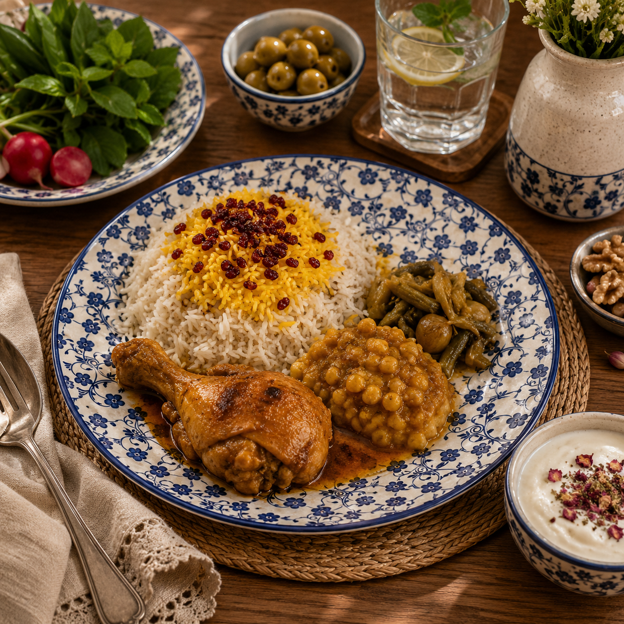 بشقاب غذا خوری سرامیکی دنی هوم